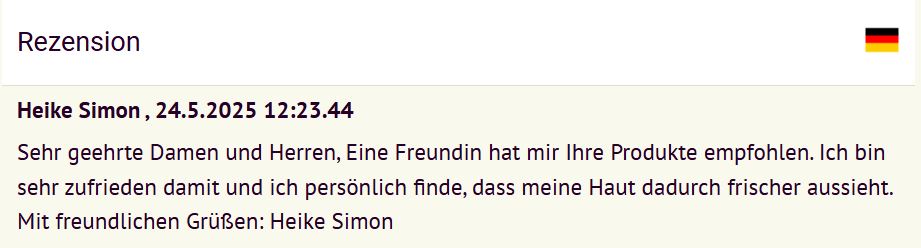 Referenzen aus Deutschland, briv